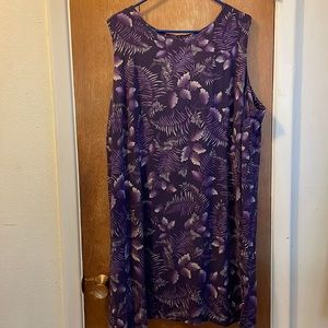 Sag Harbor Woman Plus Size 3X Woman’s Sleeveless Shift Dress